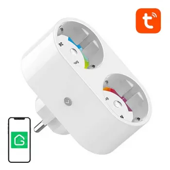 Dvigubas išmanusis kištukas WiFi Gosund SP211 3500W, Tuya