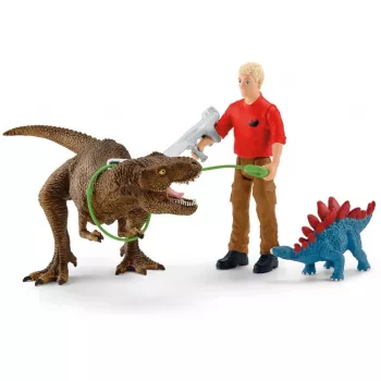 Schleich Dinozaurai 41465 Tiranozauras Rekso Ataka
