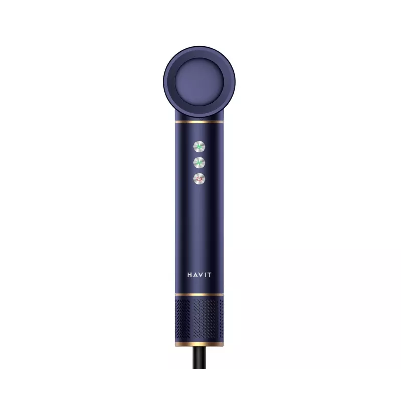 Havit HD634-EU daugiafunkcis karšto oro šepetys, 1300 W, 4 antgaliai, mėlynas