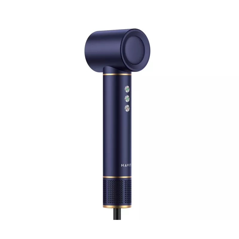 Havit HD634-EU daugiafunkcis karšto oro šepetys, 1300 W, 4 antgaliai, mėlynas