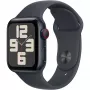 APPLE Watch SE GPS + Cellular 40 mm vidurnakčio aliuminio korpusas su vidurnakčio sportine juostele - S/M