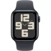 APPLE Watch SE GPS + Cellular 40 mm vidurnakčio aliuminio korpusas su vidurnakčio sportine juostele - S/M