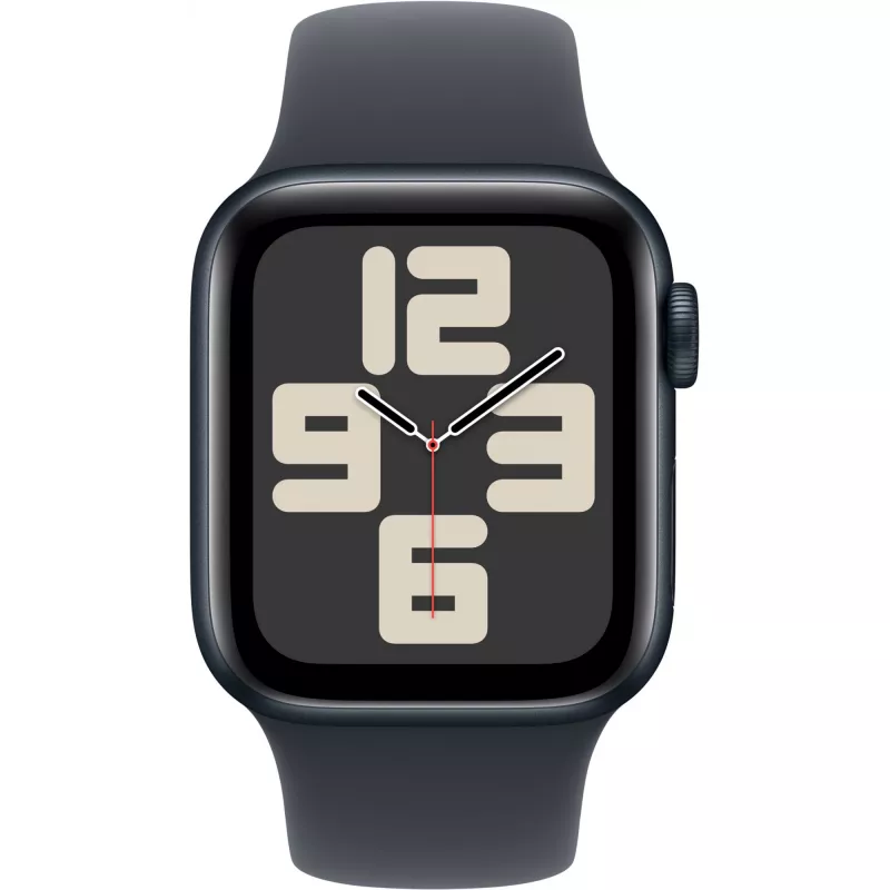 APPLE Watch SE GPS + Cellular 40 mm vidurnakčio aliuminio korpusas su vidurnakčio sportine juostele - S/M