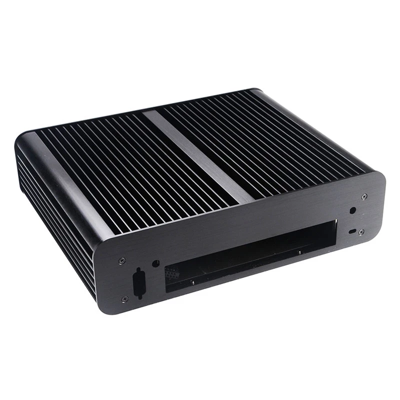 Akasa Euler TX Plus Intel LGA1700 aliumininis beventilis plonas mini-ITX korpusas
