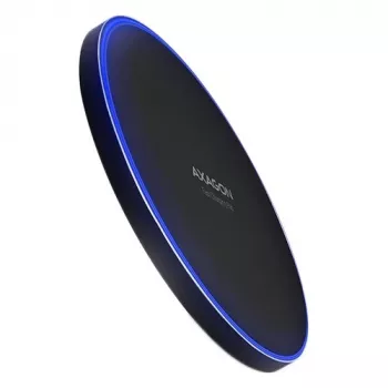 AXAGON WDC-P10T plonas belaidis greitojo įkrovimo padėklas, Qi 5/7.5/10W, micro USB