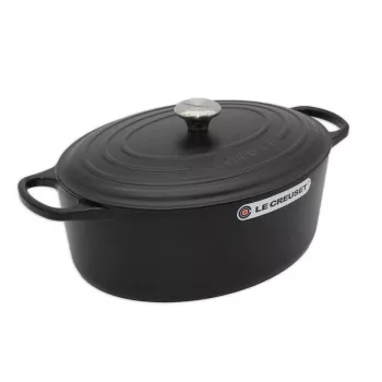 Le Creuset Signature ovali kepimo forma 35 cm juoda (21178350000430)