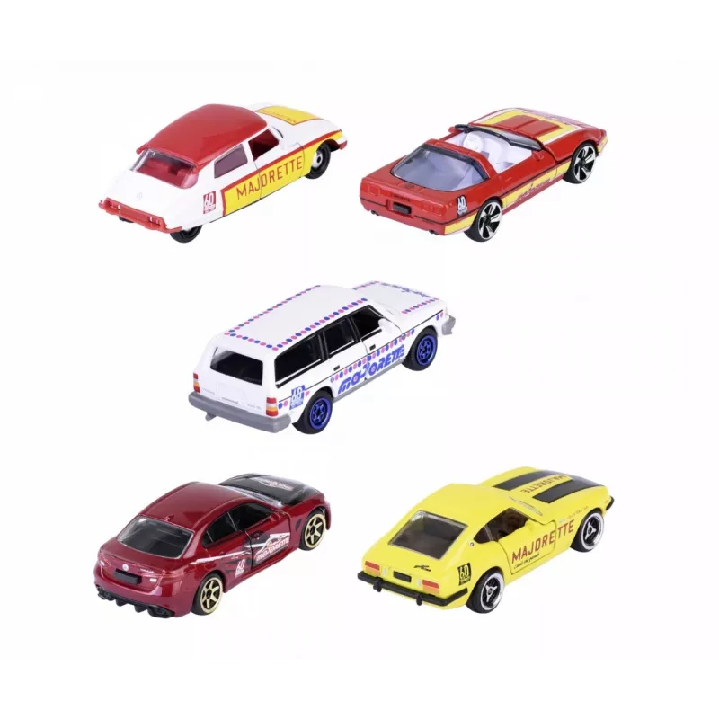 Automobilių rinkinys Majorette 60-mečio 5 vnt.