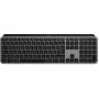 Logitech Master Series MX Keys S for Mac - Pilno dydžio klaviatūra - su foniniu apšvietimu - Belaidė - Bluetooth LE - AZERTY - Prancūziška - Erdvės pilka (920-011625)