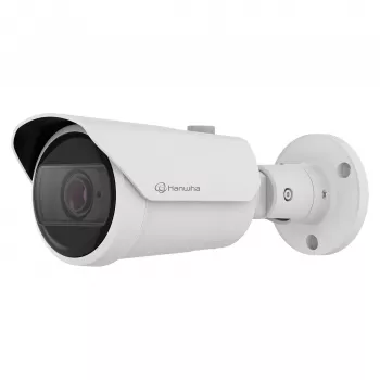 Hanwha QNO-C8083R tinklinė kulkos formos dienos/nakties kamera, 5 MP, H.265, 3.2-10 mm, AI, IR, IK10, IP66