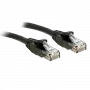 Lindy - Tinklo kabelis - RJ-45 (M) į RJ-45 (M) - 30cm - UTP - CAT 6 - Lietas, be užkablių, vytas - Juodas (48075)