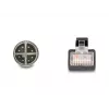 DeLOCK 60077 Laido adapteris M12 RJ-45 juodas - turkio spalvos (60077)