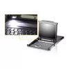 ATEN CL5708MW 43 cm LCD KVM jungiklis, USB/PS-2, VGA, 8 prievadų, JK išdėstymas