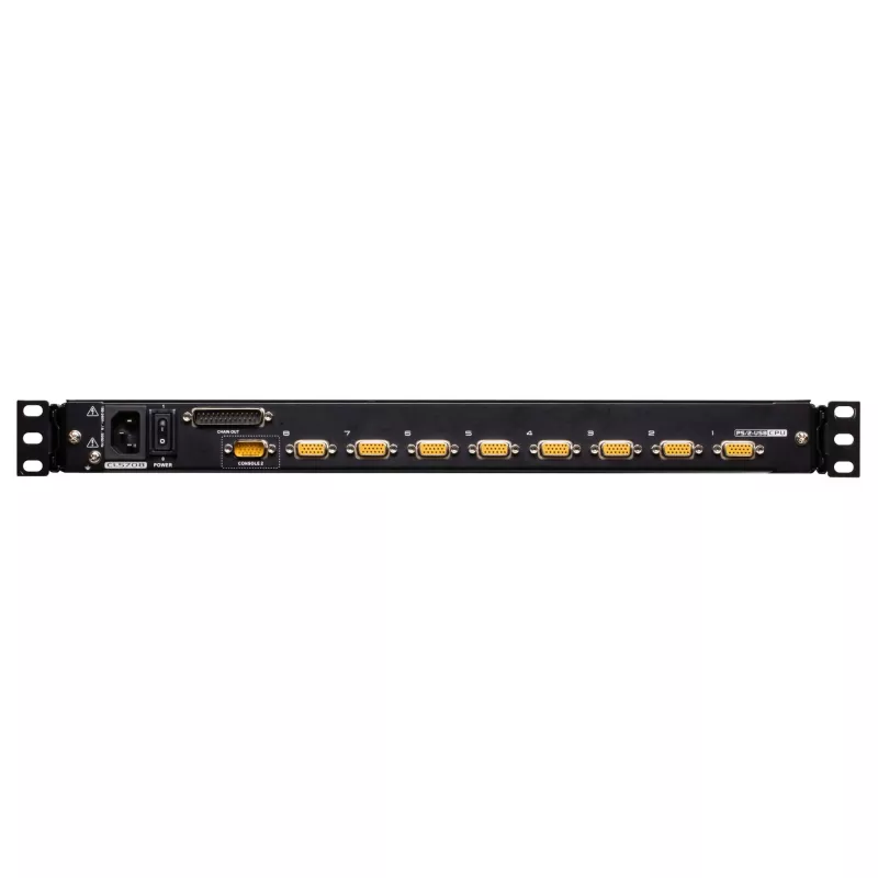 ATEN CL5708MW 43 cm LCD KVM jungiklis, USB/PS-2, VGA, 8 prievadų, JK išdėstymas