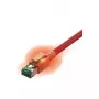 saCon S/FTP kabelis Cat.6A, 2m, Raudonas (21.15.2322)