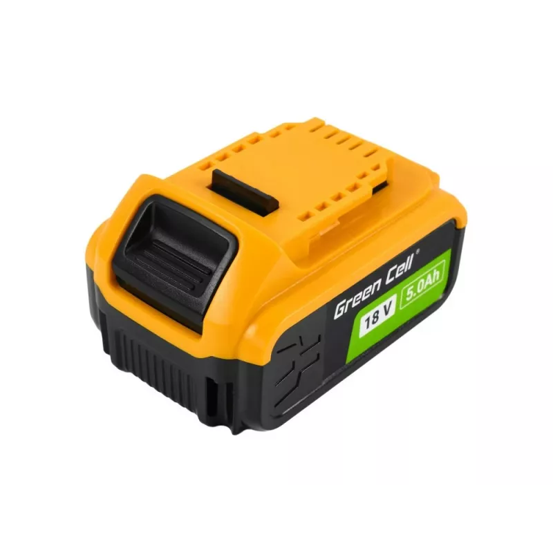 Green Cell akumuliatorius, skirtas DeWalt XR 18V 5Ah elektriniams įrankiams, DCB184