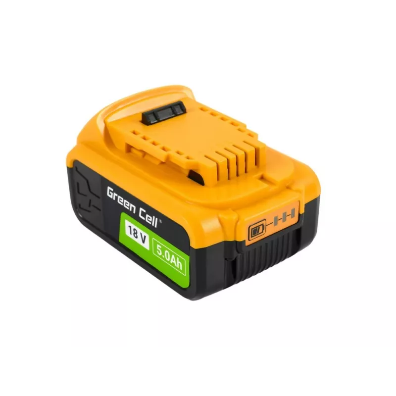 Green Cell akumuliatorius, skirtas DeWalt XR 18V 5Ah elektriniams įrankiams, DCB184