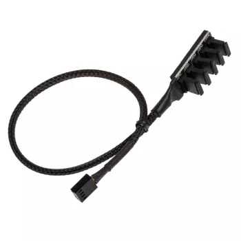 Akasa AK-CBFA08-KT02 ventiliatorių ir RGB šakotuvas