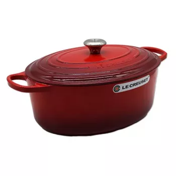 Le Creuset Signature kepimo indas ovalus 35cm vyšninė raudona (21178350602430)