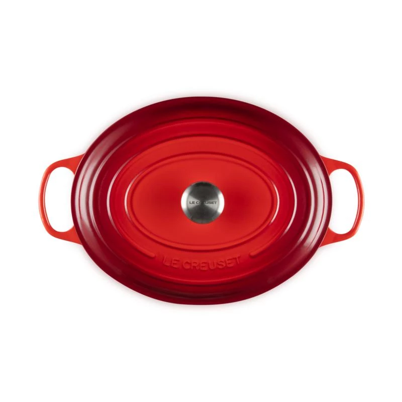 Le Creuset Signature kepimo indas ovalus 35cm vyšninė raudona (21178350602430)
