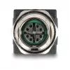 Delock M12 adapteris X-koduotas 8 kontaktų lizdas į RJ45 lizdą tiesus