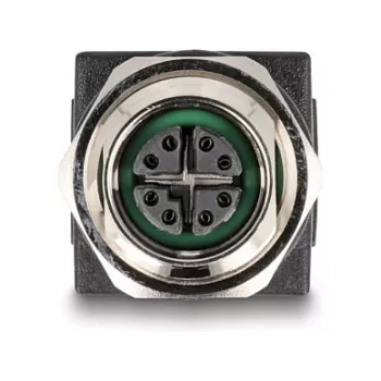 Delock M12 adapteris X-koduotas 8 kontaktų lizdas į RJ45 lizdą tiesus