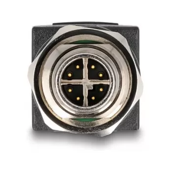 Delock M12 adapteris X-coded 8 kontaktų kištukas į RJ45 lizdą tiesus