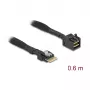 Delock Laidas Mini SAS HD SFF-8643 į Slim SAS SFF-8654 4i 60 cm
