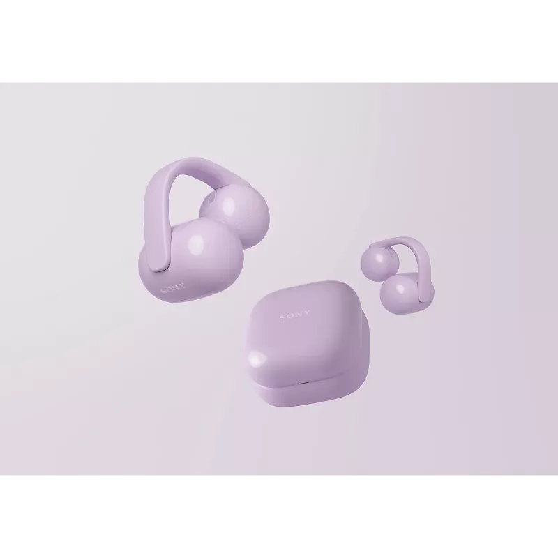 Sony belaidės ausinės LinkBuds WF-LC900 Clip | Atviro tipo | Levandų spalva