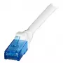 EFB RJ45 Patch Laidas Cat.6A U/UTP LSZH Premium 500MHz baltas 7,5m