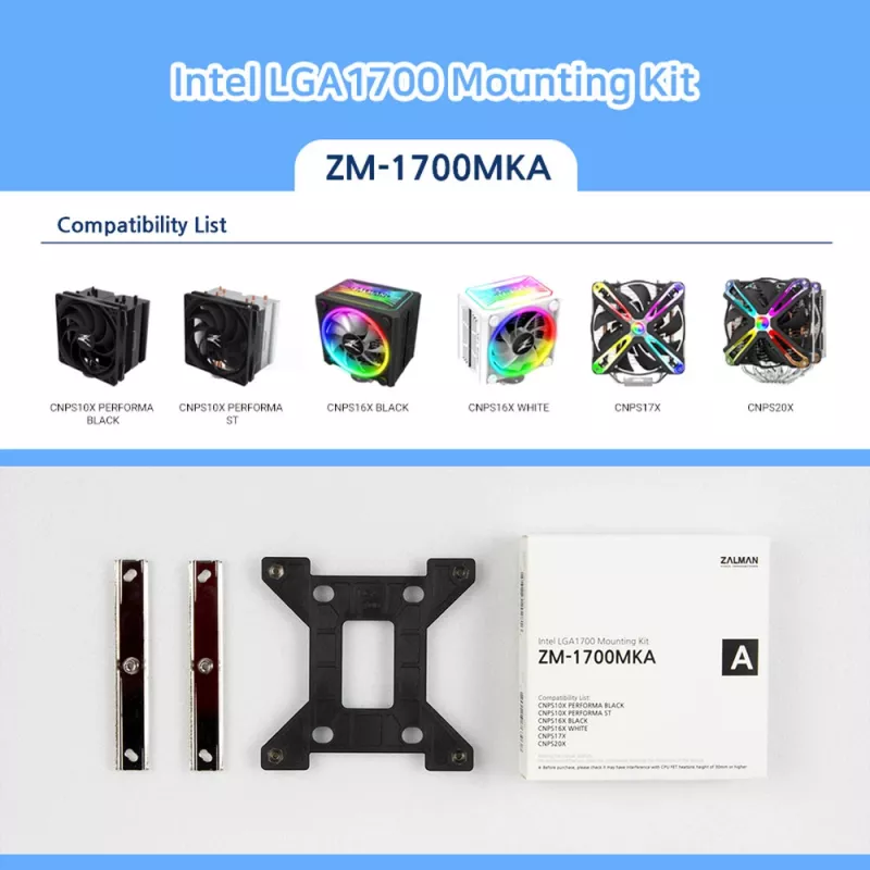 Zalman ZM-1700MKA Intel tvirtinimo rinkinys