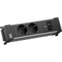 BACHMANN POWER FRAME 2xCEE7/3, 1xUSB C/C 65W, ilgis 0,2 m (BM0022846)