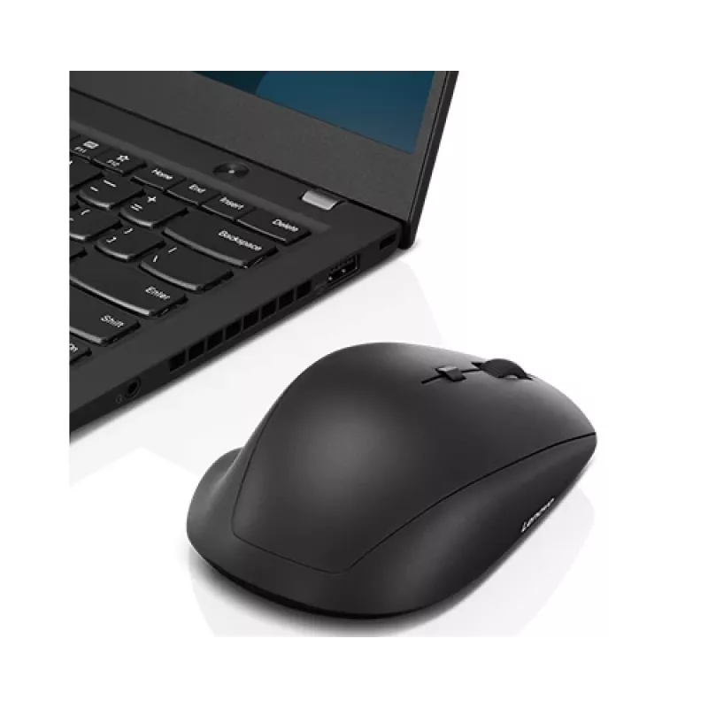 Lenovo 600 belaidė medijos pelė, biuro, dešinei rankai, RF belaidė, optinė, 2400 DPI