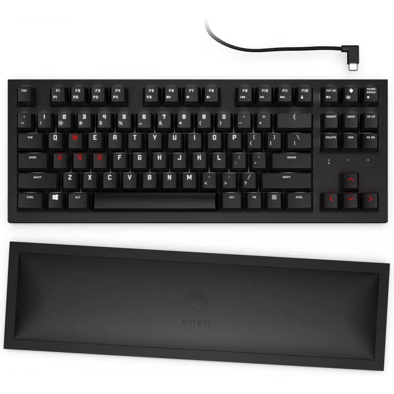 Belaidė mechaninė klaviatūra HP OMEN Spacer TKL, juoda