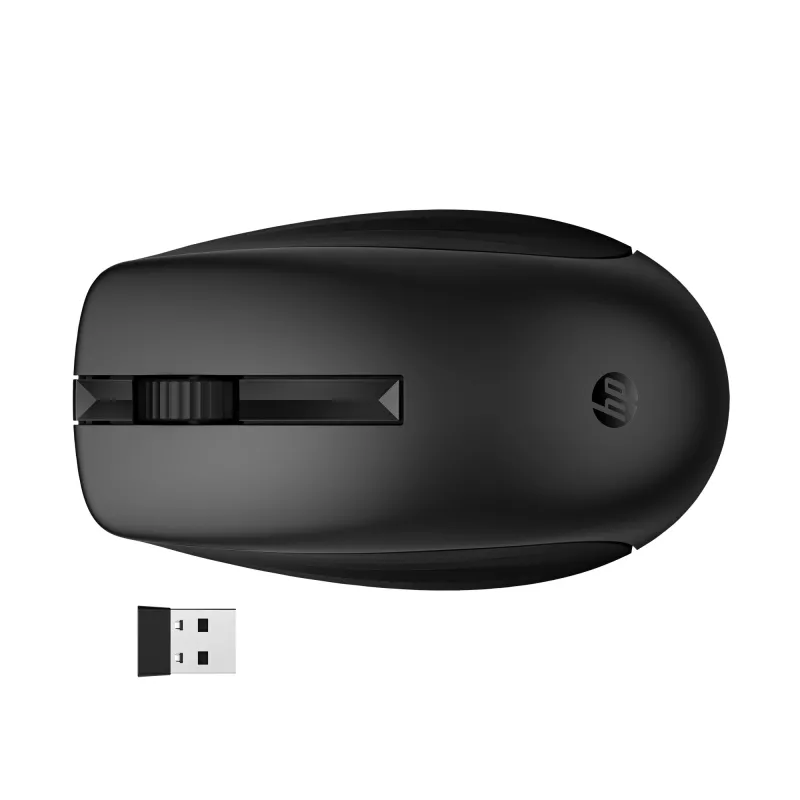 HP 650 Belaidžio klaviatūros ir pelės rinkinys, pilno dydžio (100%), RF belaidis, membraninis, juodas, su pele