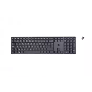 HP 450 belaidė programuojama klaviatūra RF belaidė + USB AZERTY belgų juoda