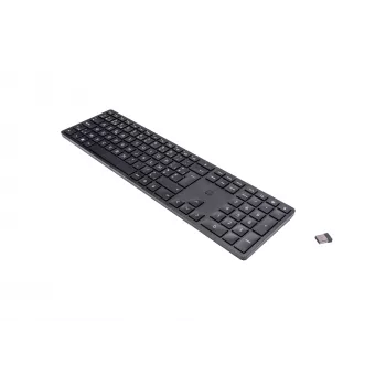 HP 450 belaidė programuojama klaviatūra RF belaidė + USB AZERTY belgų juoda
