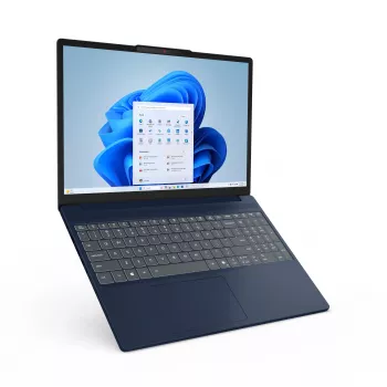 Nešiojamas kompiuteris Lenovo IdeaPad Slim 3 15ARP10, AMD Ryzen™ 5 150, 38,9 cm (15,3 inch) WUXGA, 16 GB DDR5, 512 GB SSD, Wi-Fi 7, Windows 11 Home, mėlynas