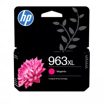 Originalus HP 963XL didelės talpos purpurinis kasetė, didelė talpa, purpurinė, pigmentinis rašalas, 23.25 ml, 1 vnt., vienetinė pakuotė