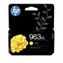 Originali HP 963XL didelės talpos geltona kasetė, didelė talpa, geltona, pigmentinis rašalas, 22,92 ml, 1 vnt., viena pakuotė