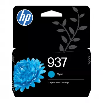 Originali HP 937 rašalo kasetė, Cyan, standartinė talpa