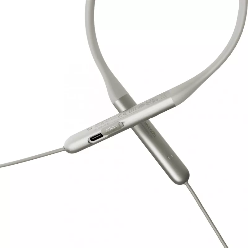 Verbatim TruSound ANC Neckband Earbuds pilkos spalvos, belaidės, 20 - 20000 Hz, muzikai/kasdienai, 46.5 g, ausinės