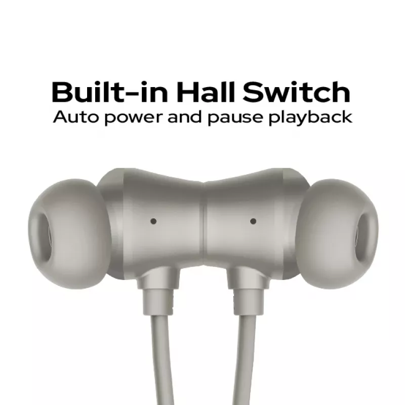 Verbatim TruSound ANC Neckband Earbuds pilkos spalvos, belaidės, 20 - 20000 Hz, muzikai/kasdienai, 46.5 g, ausinės