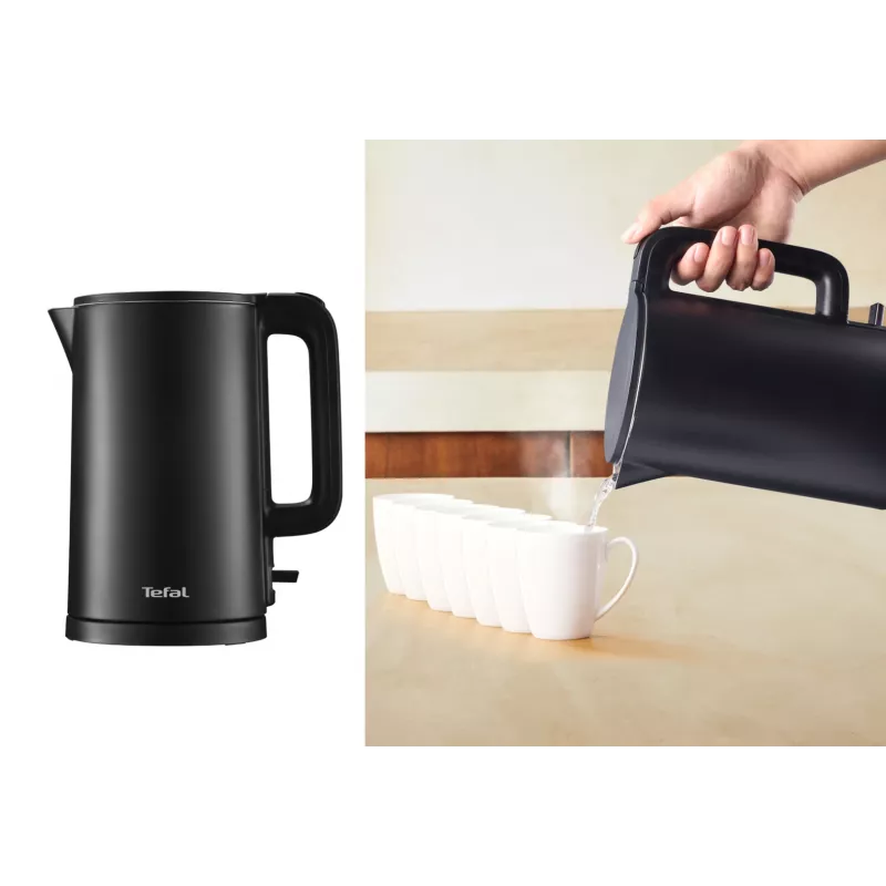 Tefal Thermo Protect KO1408E0 elektrinis virdulys 1,5 L 1500 W juodas