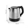 Tefal Subito Mini KO5S2DE0 elektrinis virdulys 1 L 2400 W Juodas, Nerūdijantis plienas