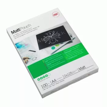 GBC Laminavimo maišelis A4 matinis 100 mikronų, 216 x 303 mm, 100 vnt.
