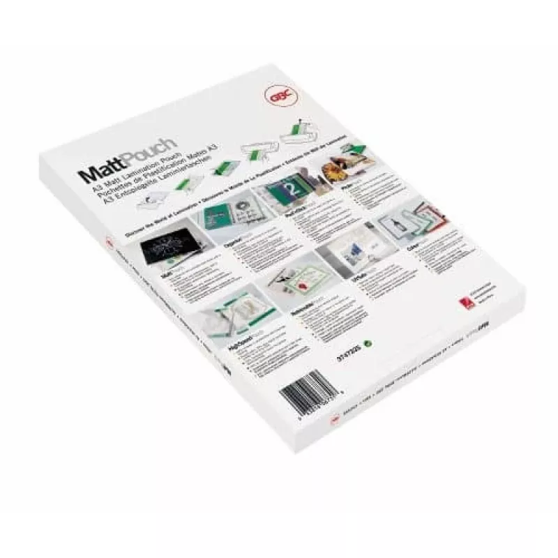 GBC Laminavimo maišelis A4 matinis 100 mikronų, 216 x 303 mm, 100 vnt.