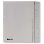 Rexel PP pertvaros, pilkos, skaitmeninės, Skaitmeninis skirtukų indeksas, Polipropilenas (PP), Pilka, A4, 226 mm, 297 mm