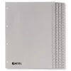 Rexel PP pertvaros, pilkos, skaitmeninės, Skaitmeninis skirtukų indeksas, Polipropilenas (PP), Pilka, A4, 226 mm, 297 mm