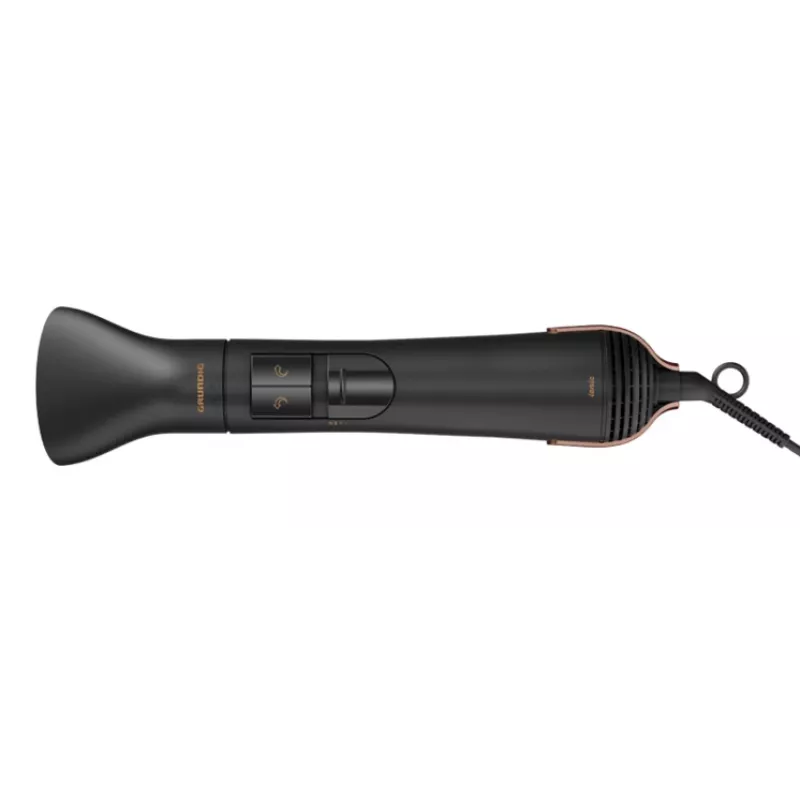 Grundig HS 7080 Karšto oro šepetys šiltai juodas, rožinis auksas 1000 W 1,8 m
