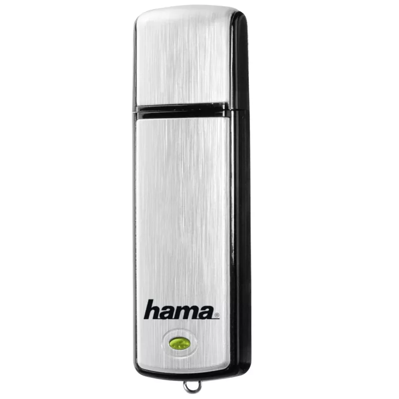 Hama Fancy USB atmintukas 64 GB 2.0 Juodas, Sidabrinis